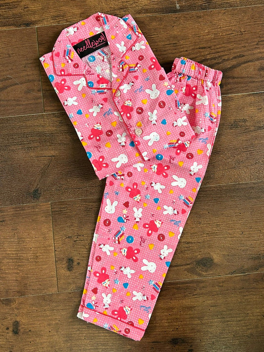 Bunny Hop Night suit 🐇 🌸