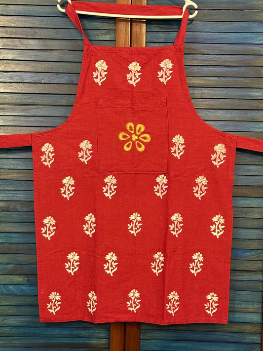 Tejika - Maroon Apron