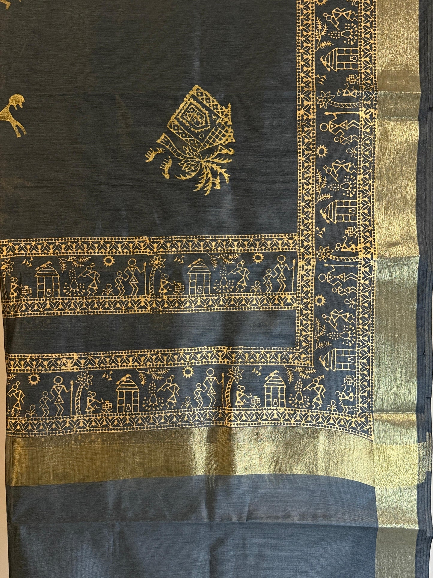 Shobhita – Grey Chanderi Silk Dupatta