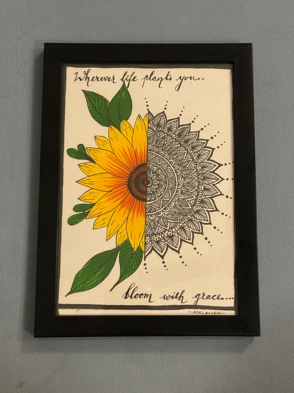 Sunflower - Mandala Art