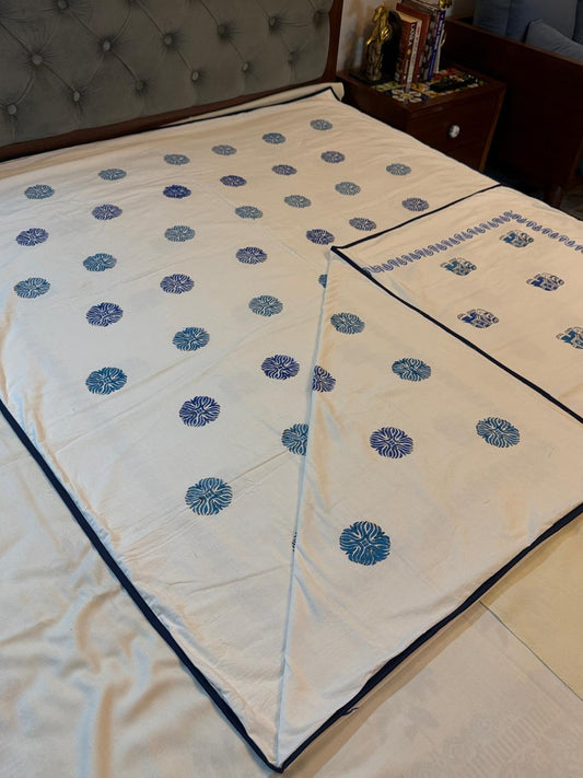Elephant Dreams - Reversible Hand Block Printed Dohar