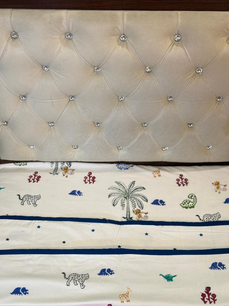 Snuggle Safari: 3-Layered Reversible Dohar for Kids (0–7 Years)