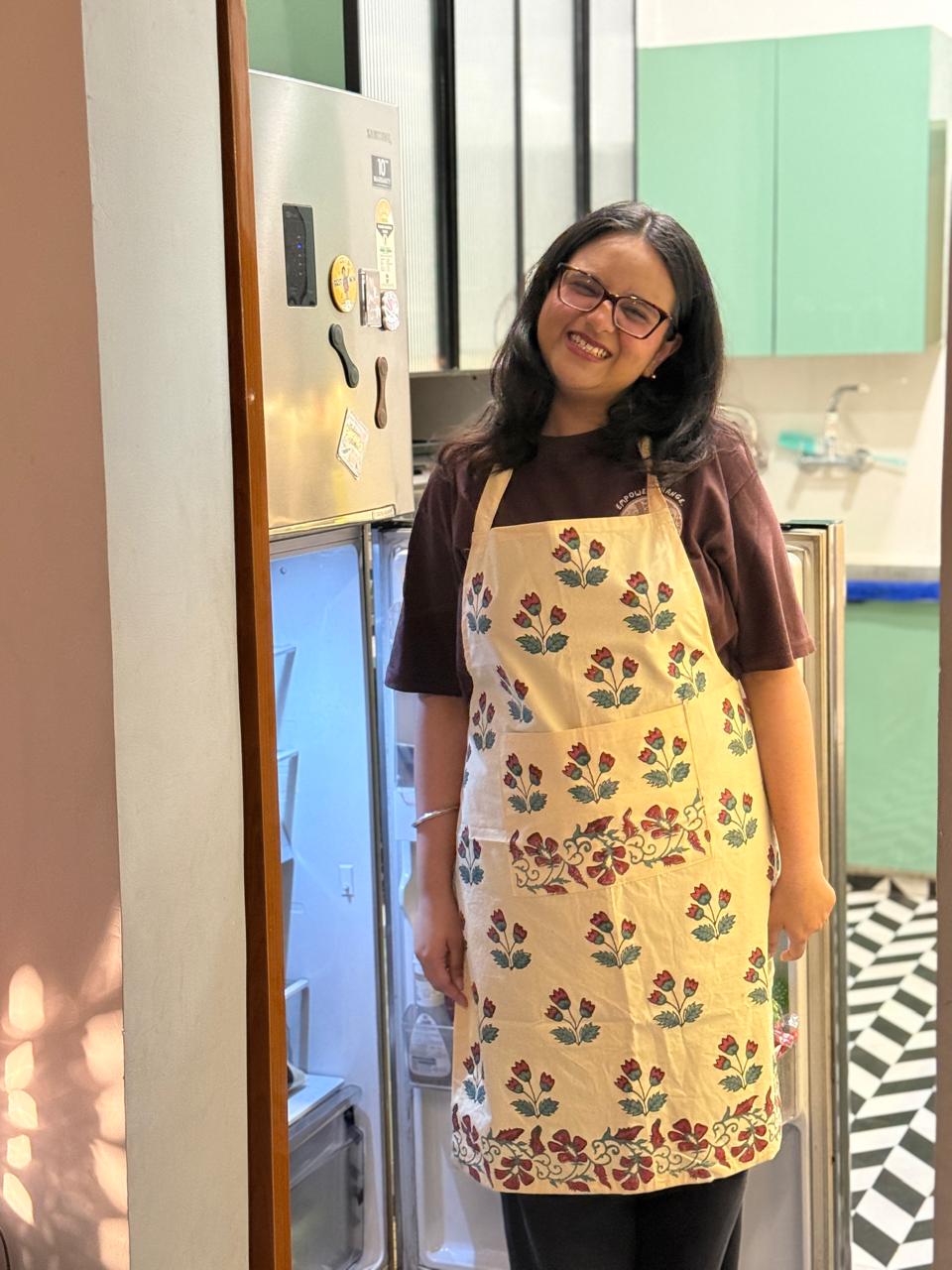 Hostess Harmony – Hand Block Printed Cotton Apron