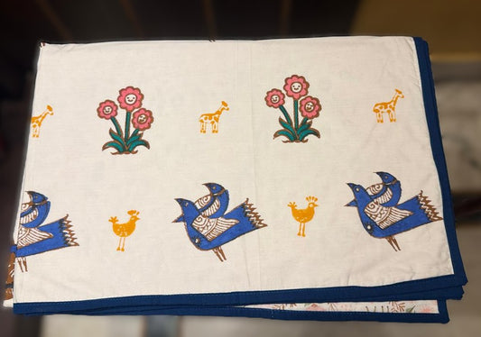 Bird Tales: 3-Layered Reversible Dohar for Kids (0–7 Years)