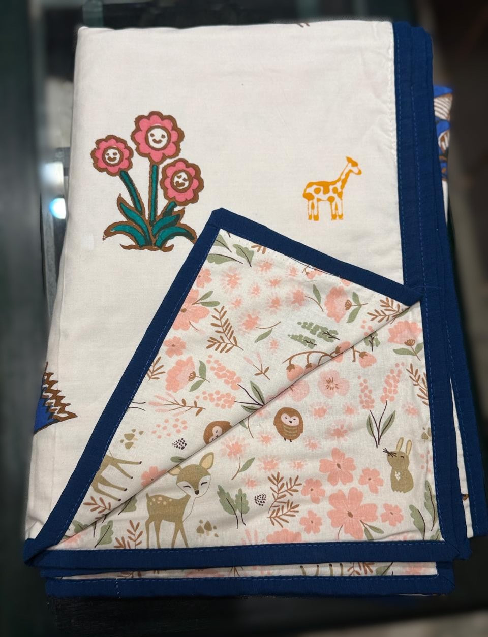 Bird Tales: 3-Layered Reversible Dohar for Kids (0–7 Years)