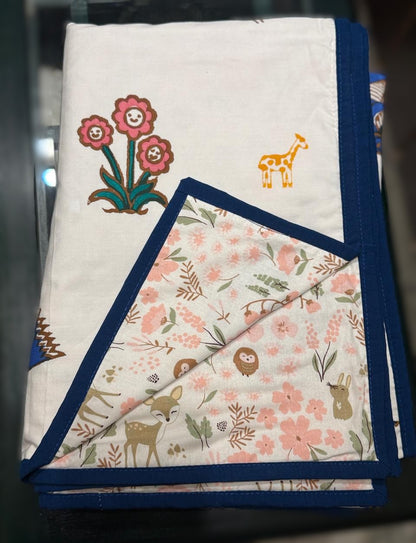 Bird Tales: 3-Layered Reversible Dohar for Kids (0–7 Years)