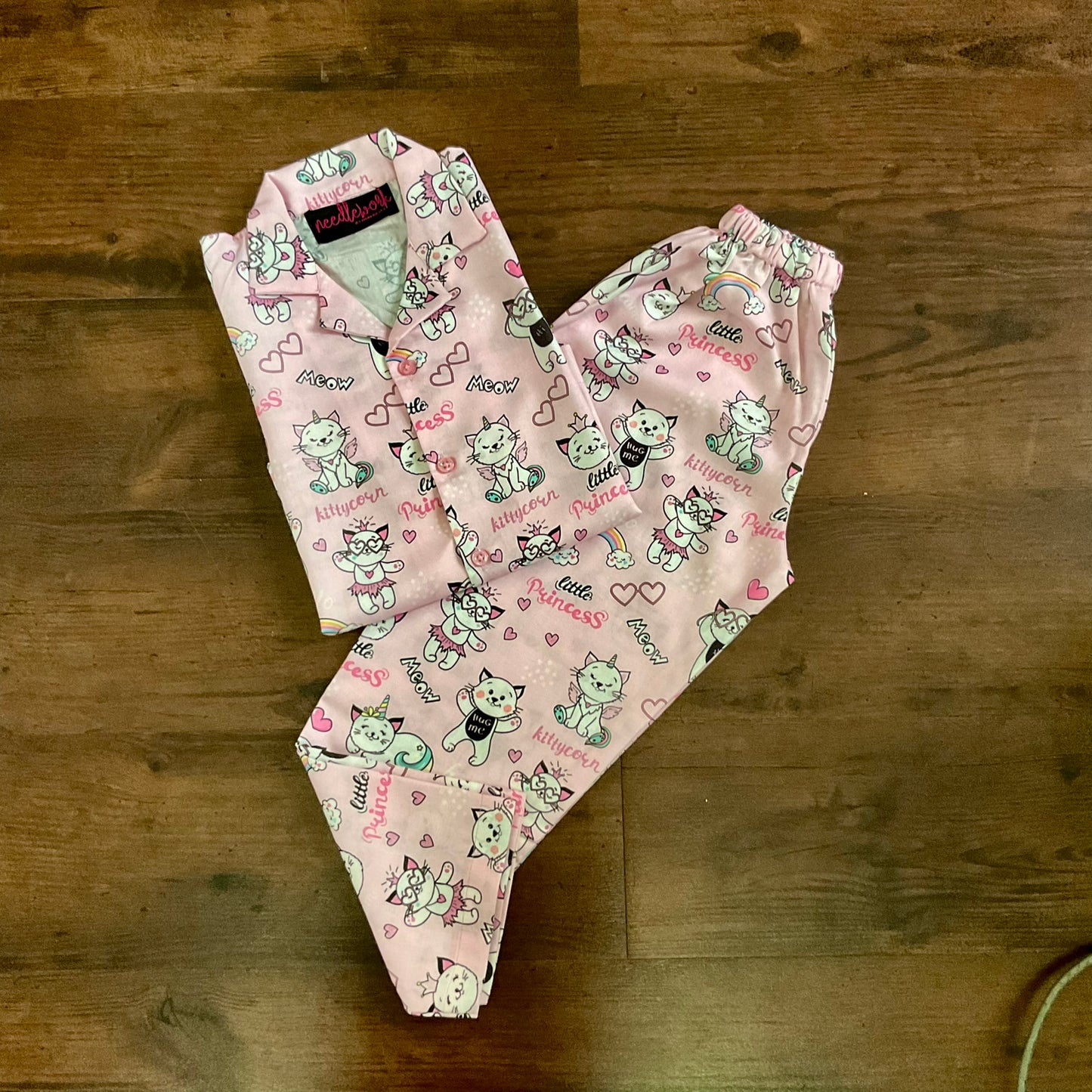 Sleepy Kitty Night suit 😺💖✨