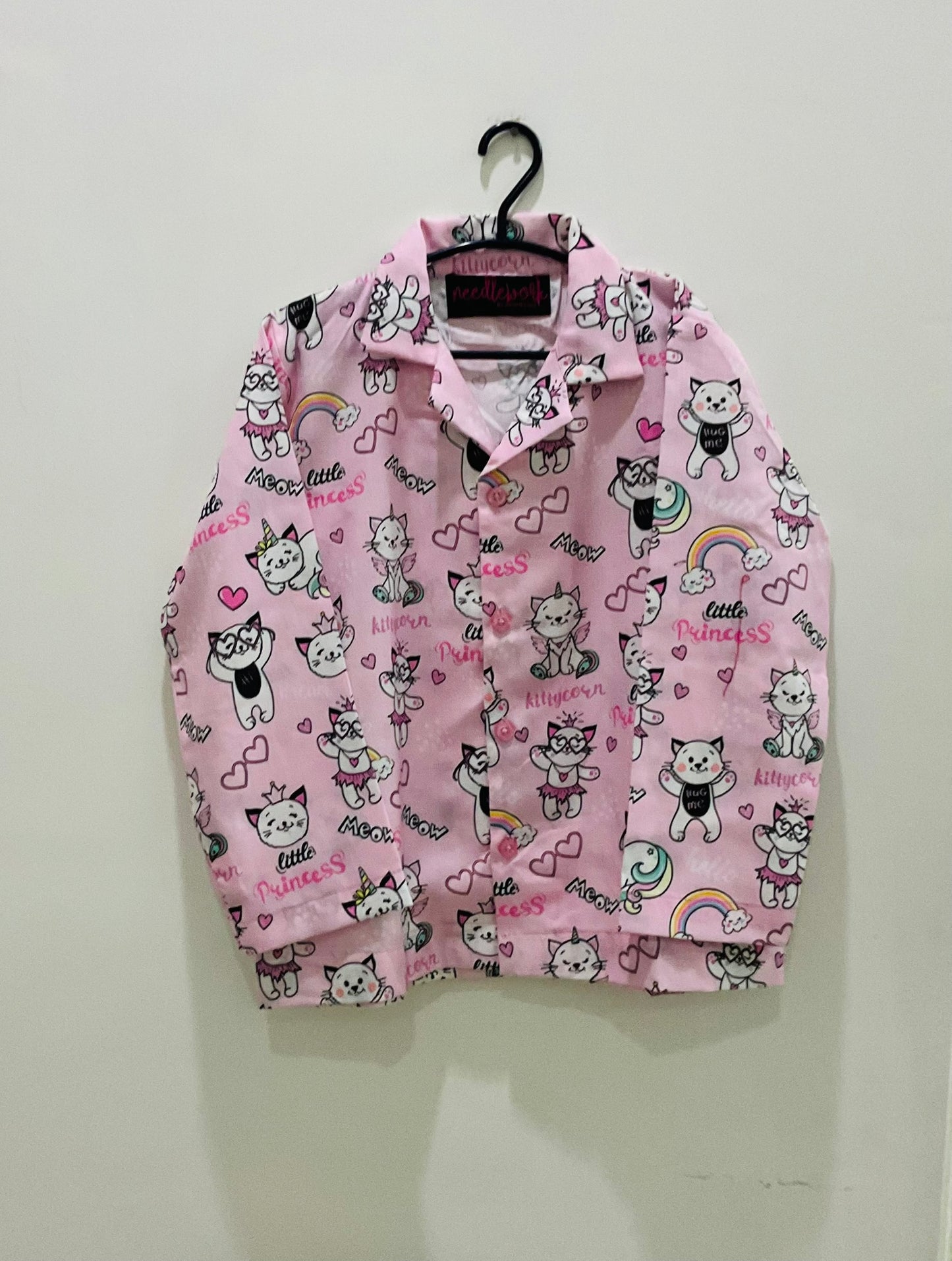 Sleepy Kitty Night suit 😺💖✨