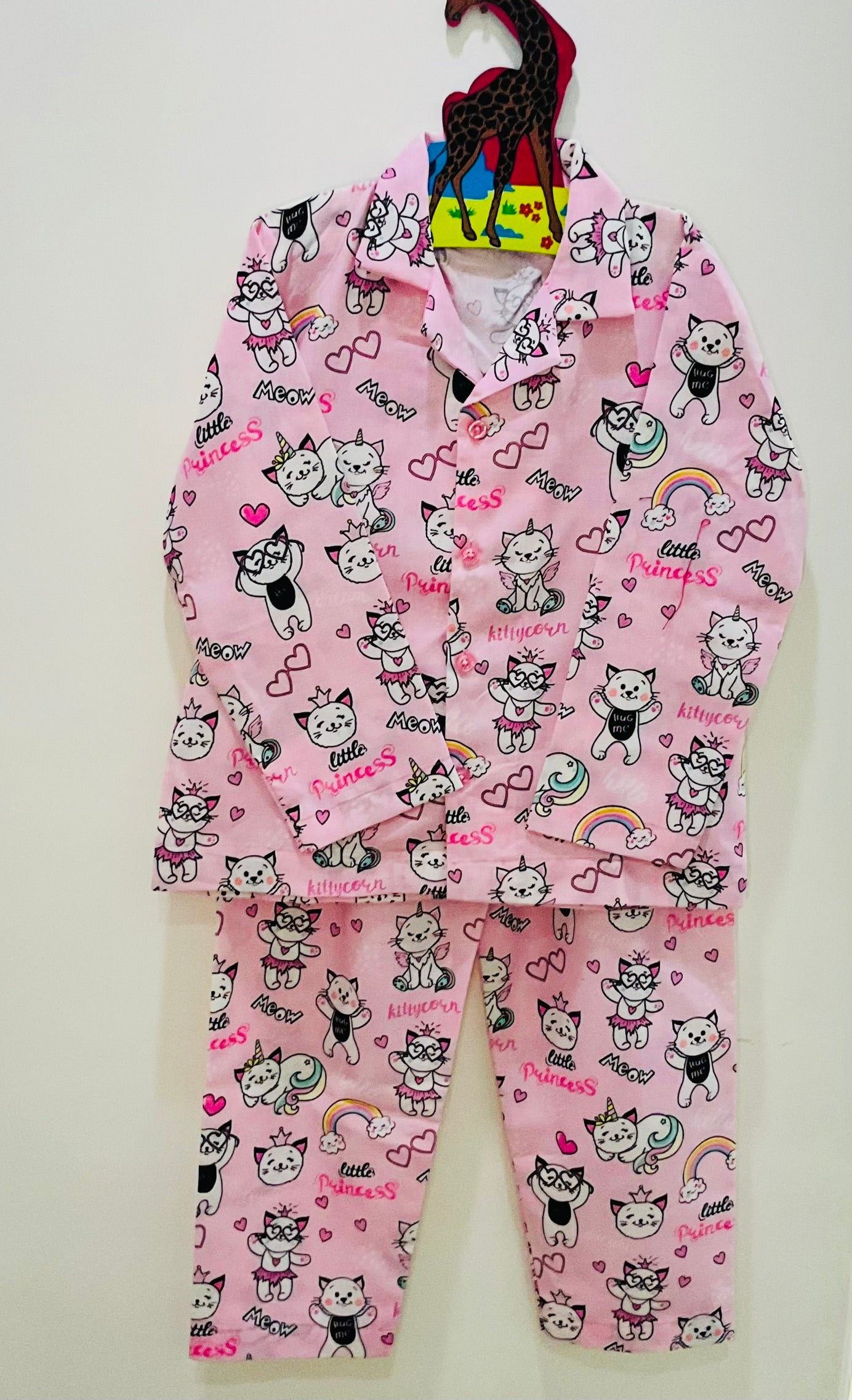 Sleepy Kitty Night suit 😺💖✨