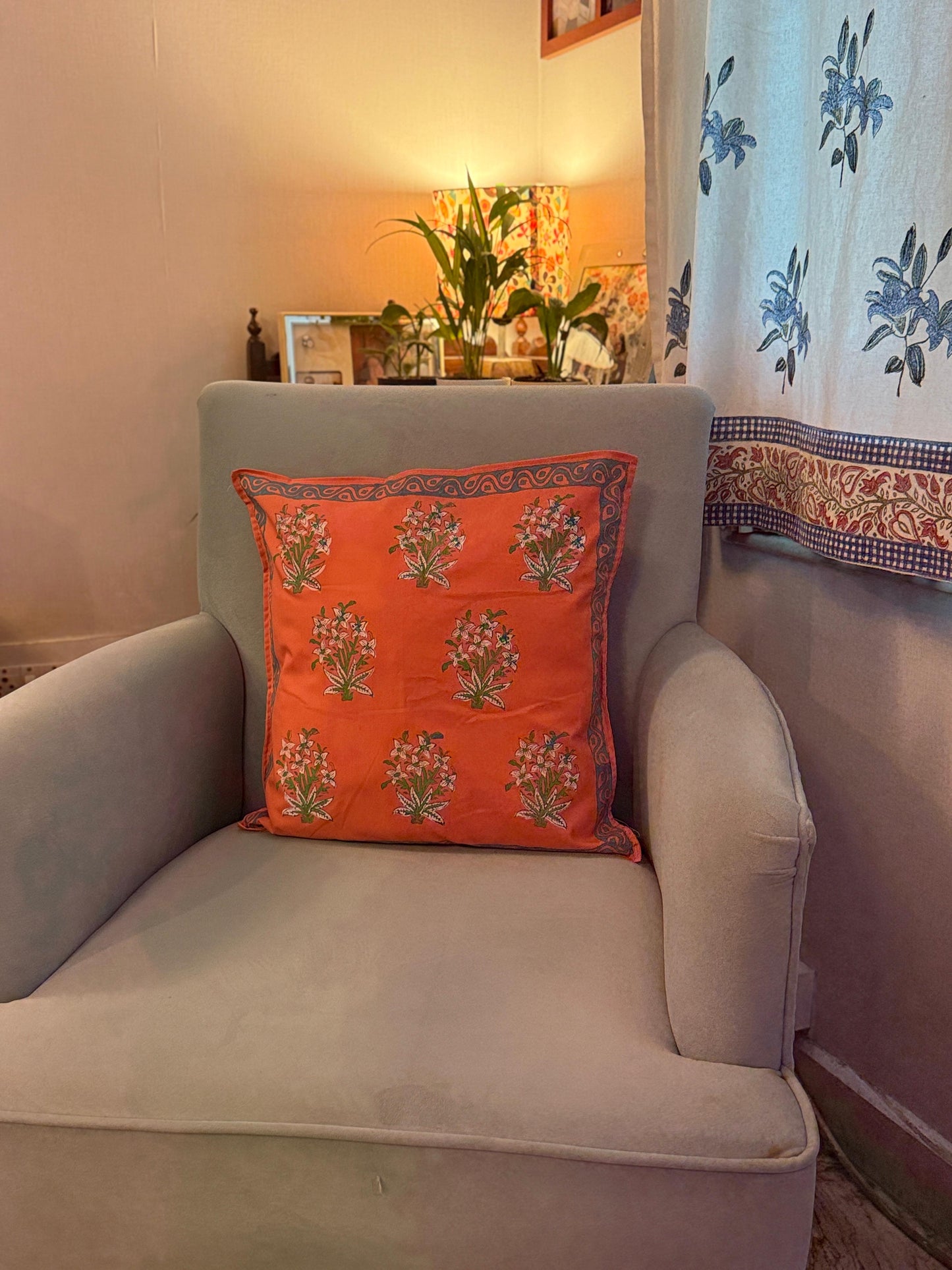Peach Blossom Cushion Covers (Set of 2)