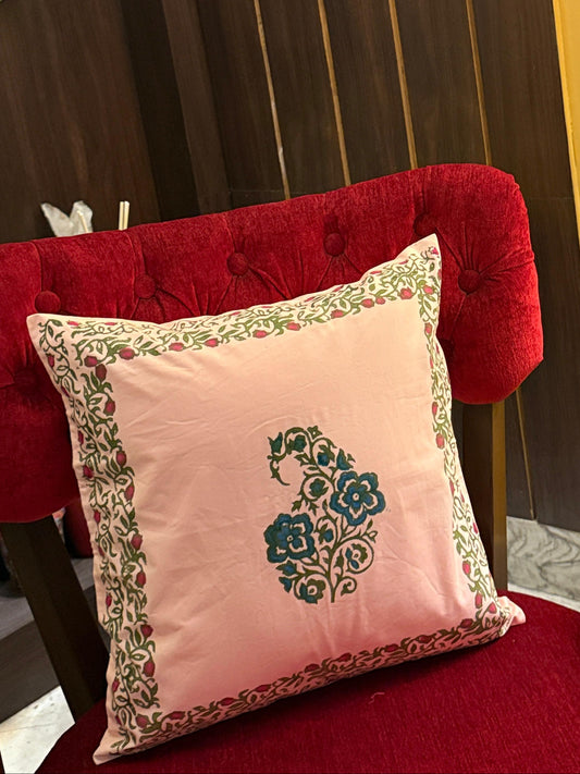 GulNaar – Light Pink Cotton Cushion Covers (Set of 2)