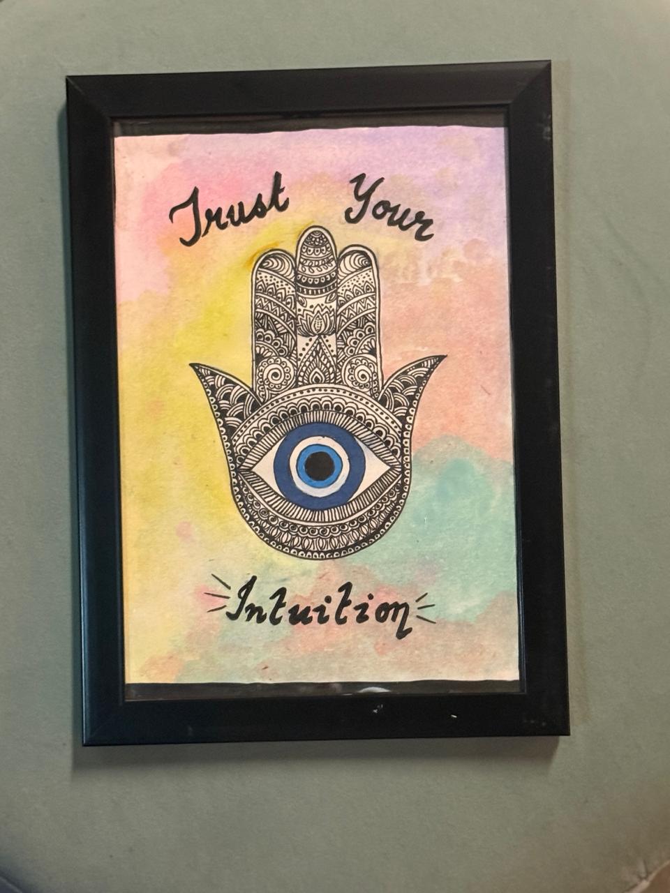 Trust Your Intuition - Mandala Art