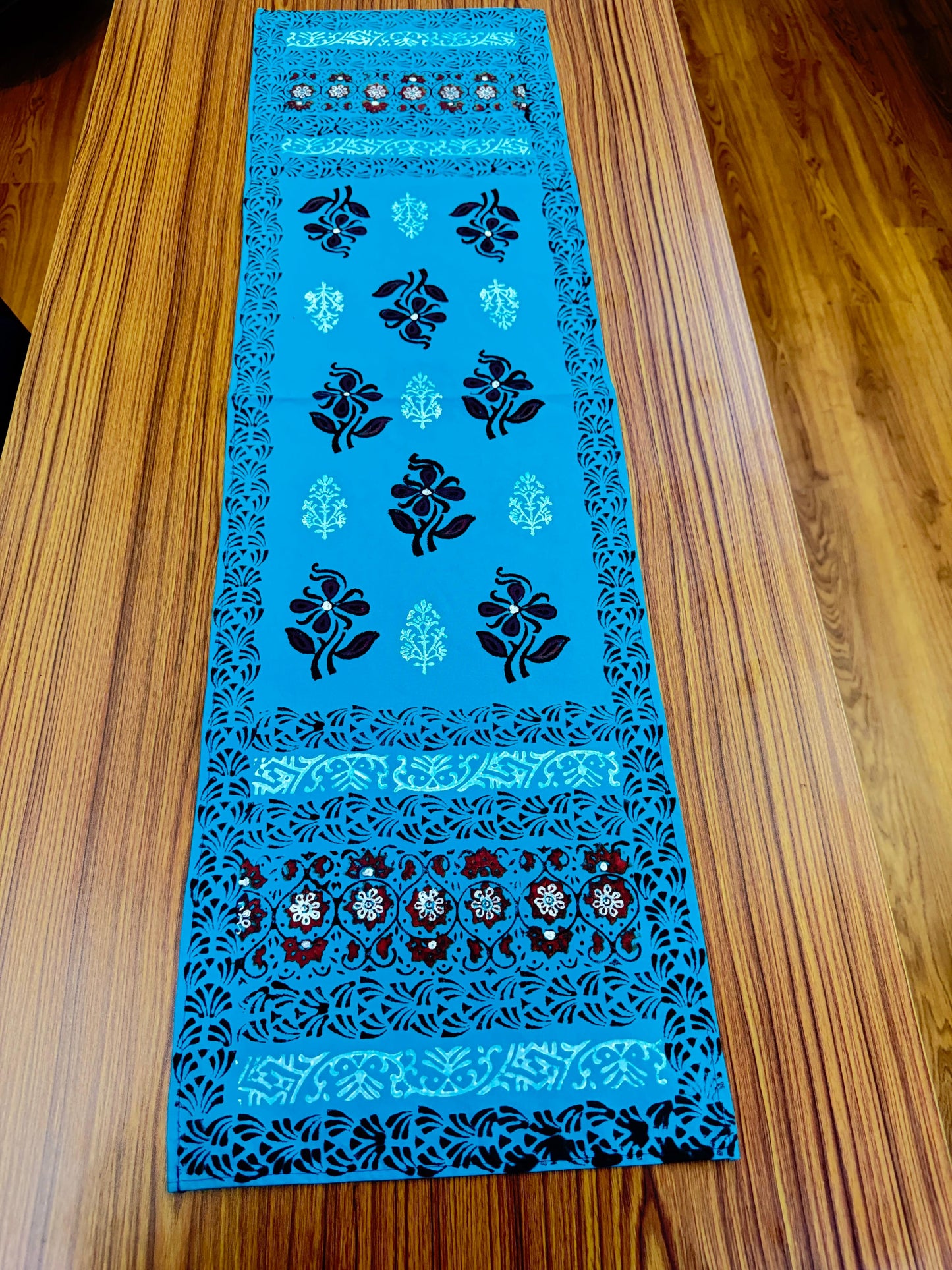 Ruhira – Hand Block Printed Multipurpose Cotton Runner