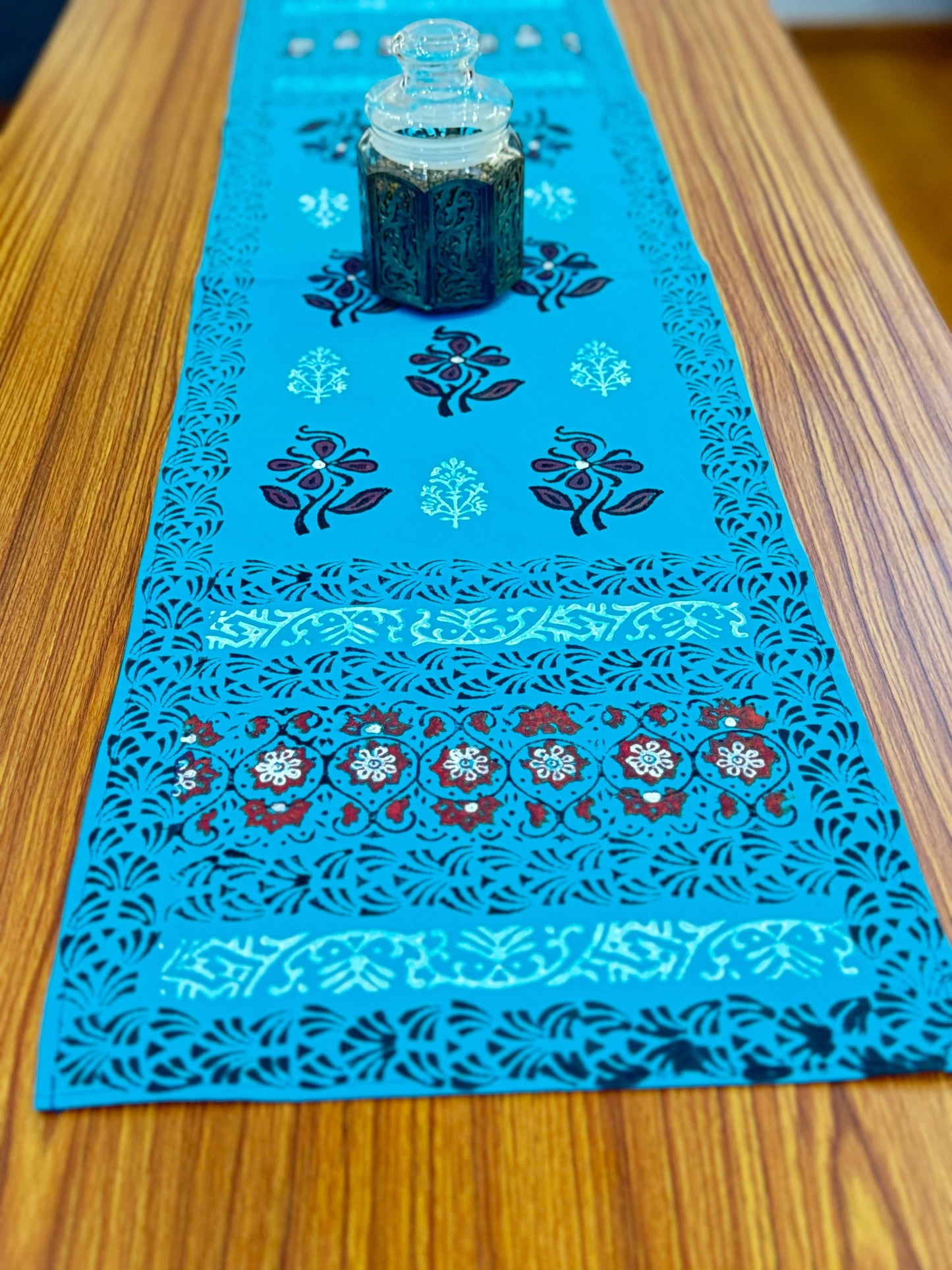Ruhira – Hand Block Printed Multipurpose Cotton Runner