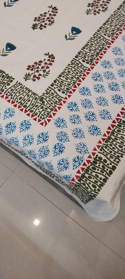 Sheetal – Hand Block Printed Diwan Bedsheet Set