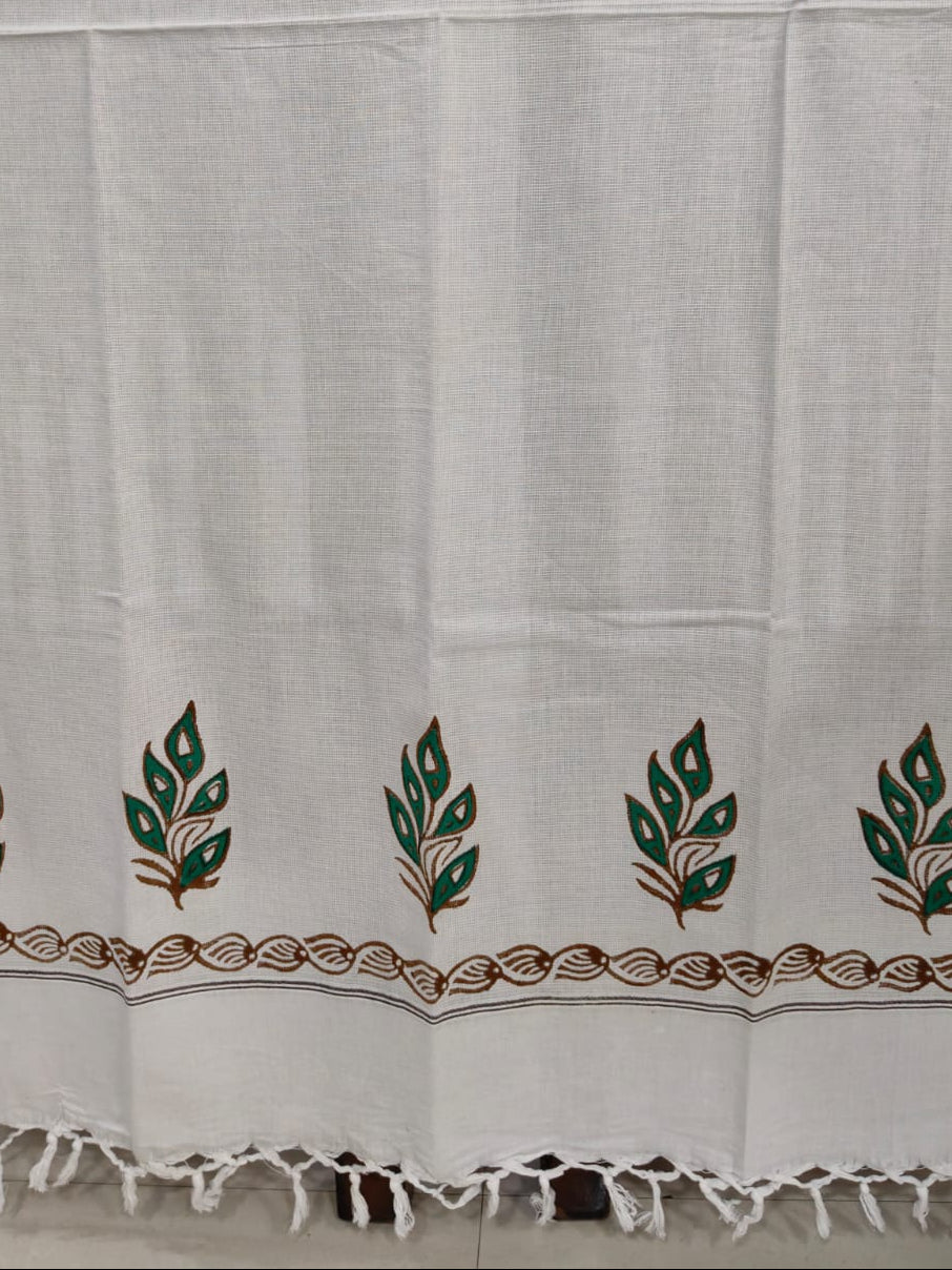 Varak - Hand Block Printed Cotton Towels (Set of 2)