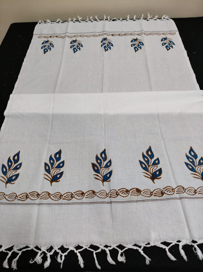 Varak - Hand Block Printed Cotton Towels (Set of 2)