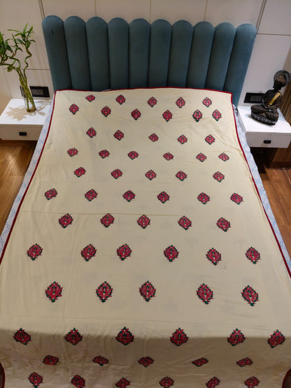 Floral Dreams - Reversible Hand Block Printed Dohar