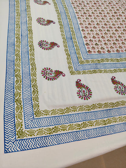 Chitrani – Hand Block Printed Double Bedsheet Set