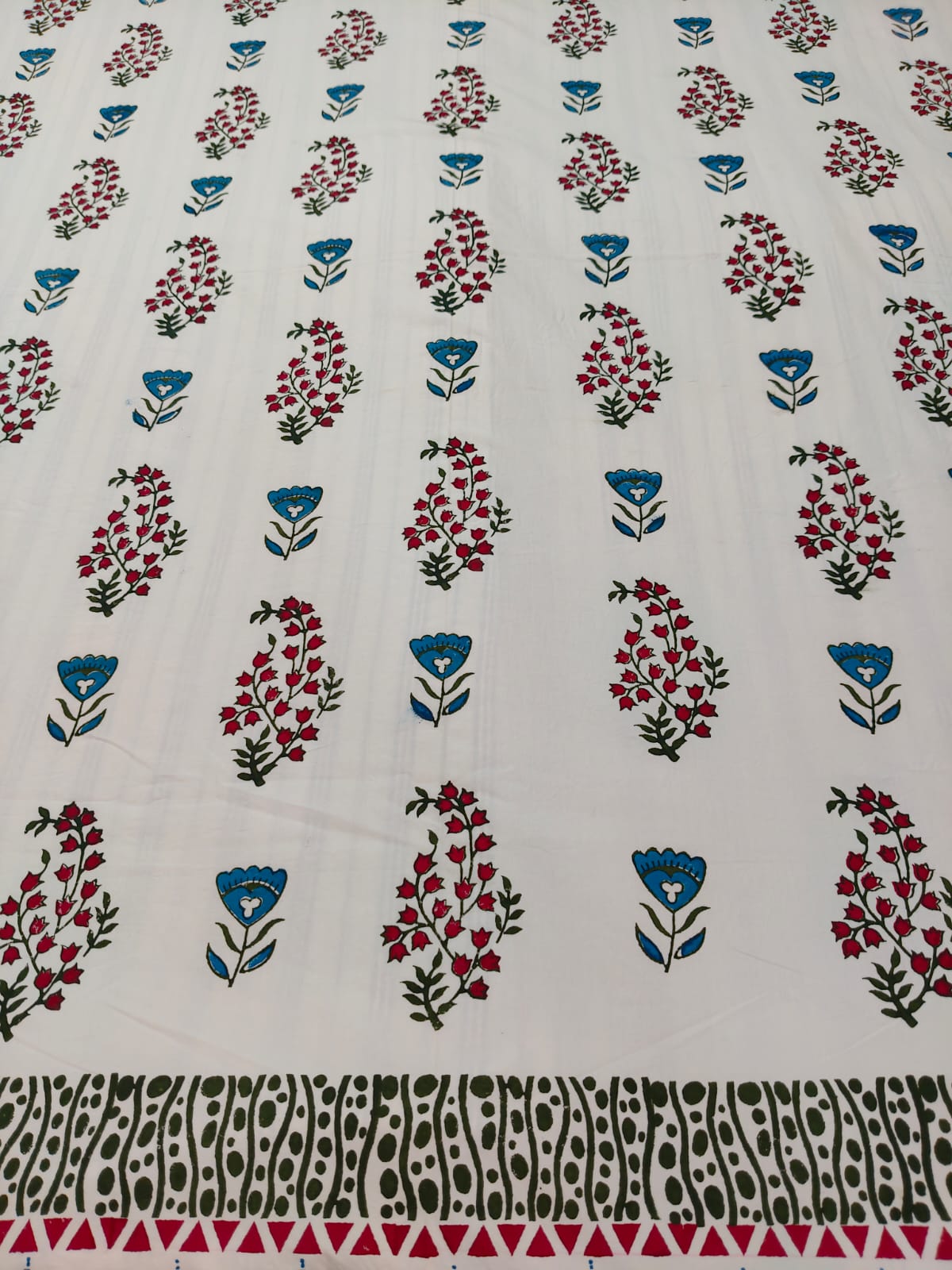 Sheetal – Hand Block Printed Double Bedsheet Set