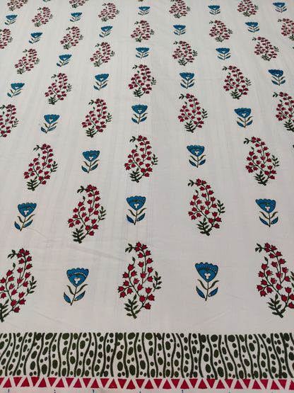 Sheetal – Hand Block Printed Double Bedsheet Set