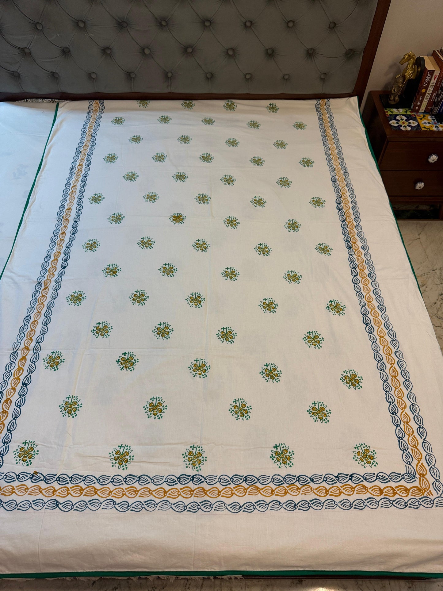 Happy Dreams - Reversible Hand Block Printed Dohar