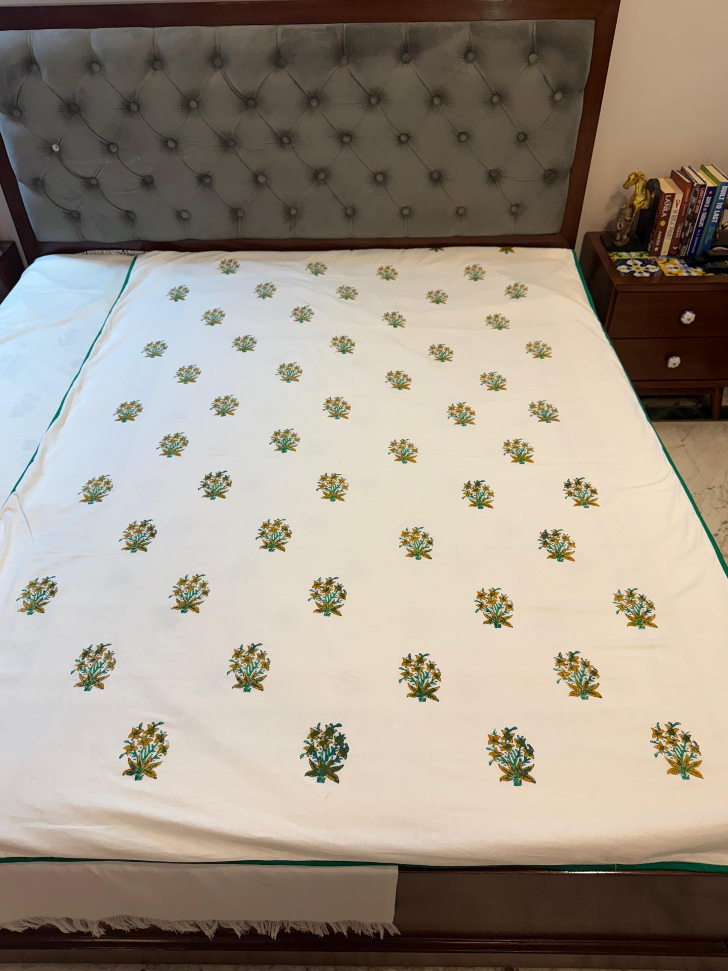 Happy Dreams - Reversible Hand Block Printed Dohar