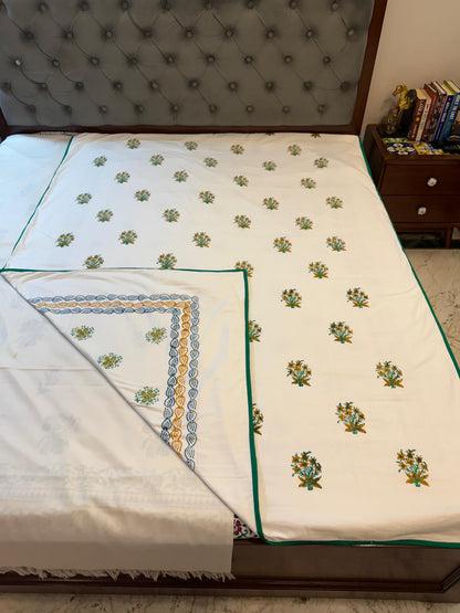 Happy Dreams - Reversible Hand Block Printed Dohar