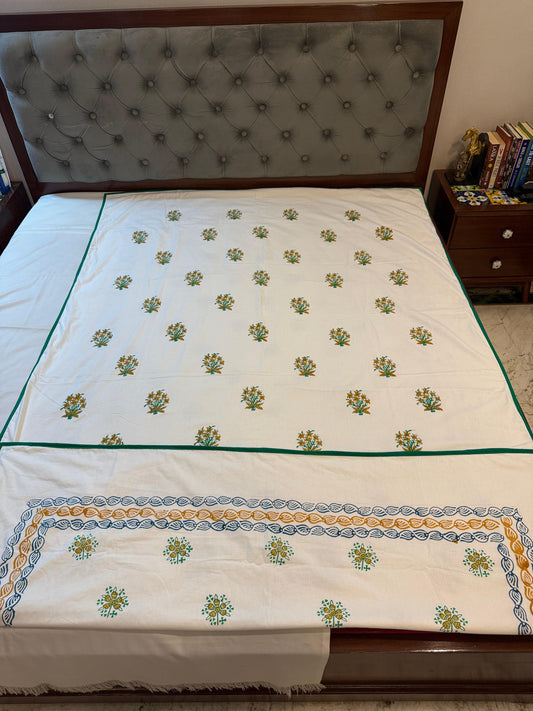 Happy Dreams - Reversible Hand Block Printed Dohar