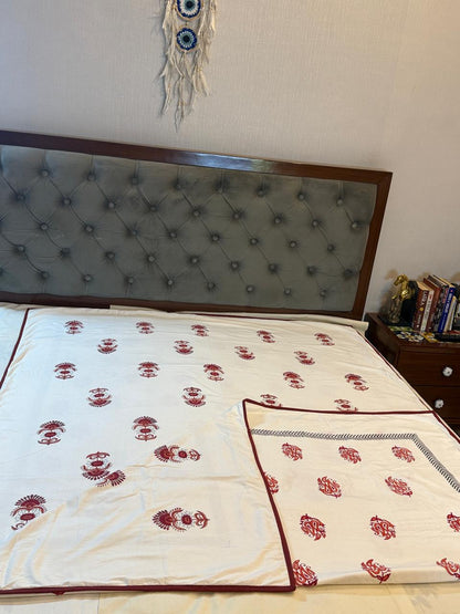 Cozy Dreams - Reversible Hand Block Printed Dohar