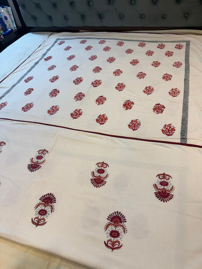 Cozy Dreams - Reversible Hand Block Printed Dohar