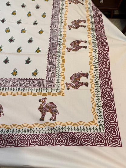 Padharo Sa – Hand Block Printed Double Bedsheet Set