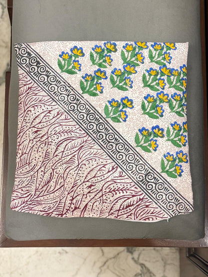 Rajni – Set of 3 Handblock Printed Cotton Cushion Covers