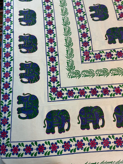 Gajraj – Hand Block Printed Double Bedsheet Set