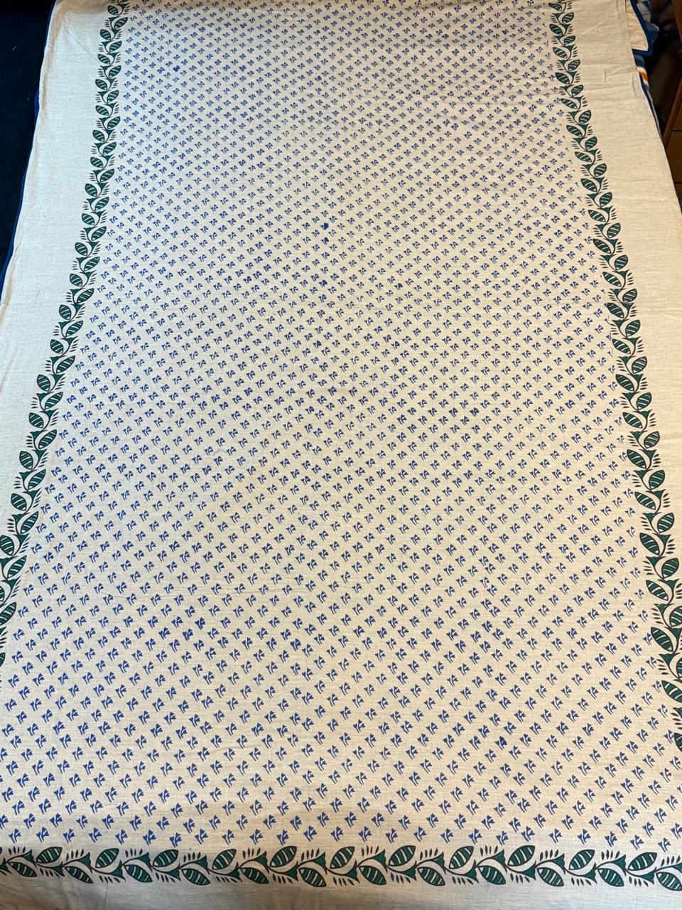 Quiet Dreams - Light Beige Reversible Hand Block Printed Single Dohar