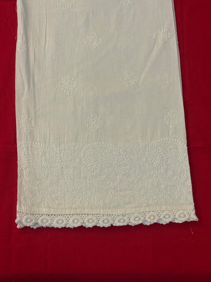 Wide Palazzo (Chikankari Free Size Bottom)