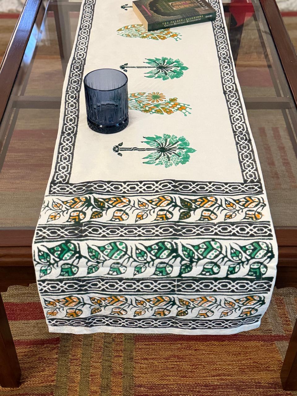 Chitra – Handcrafted Multipurpose Cotton Runner(15"x62")