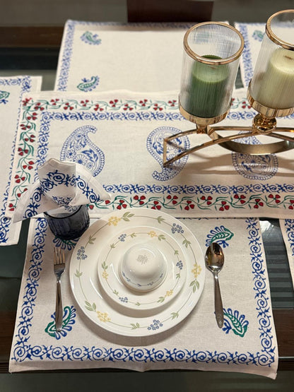 Darbar – Hand Block Printed Table Linen Set