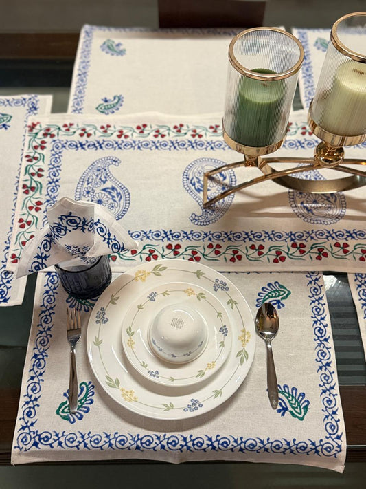 Darbar – Hand Block Printed Table Linen Set