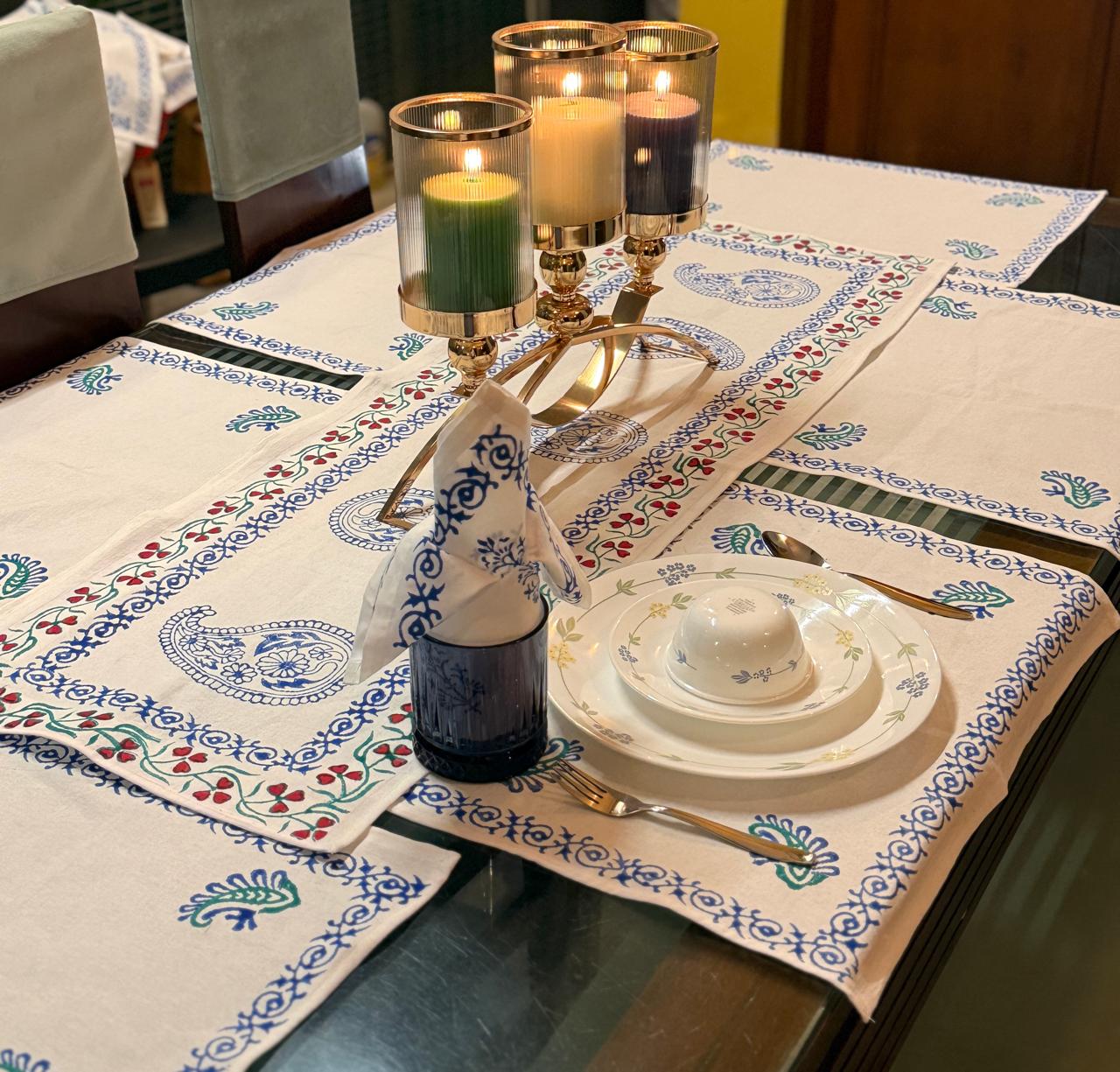 Darbar – Hand Block Printed Table Linen Set