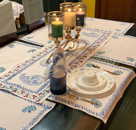 Darbar – Hand Block Printed Table Linen Set