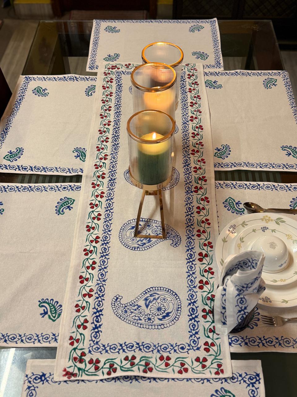 Darbar – Hand Block Printed Table Linen Set