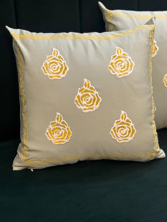 Pistachio Harmony – Pastel Pistachio Cushion Cover Set of 2 (16” x 16”)