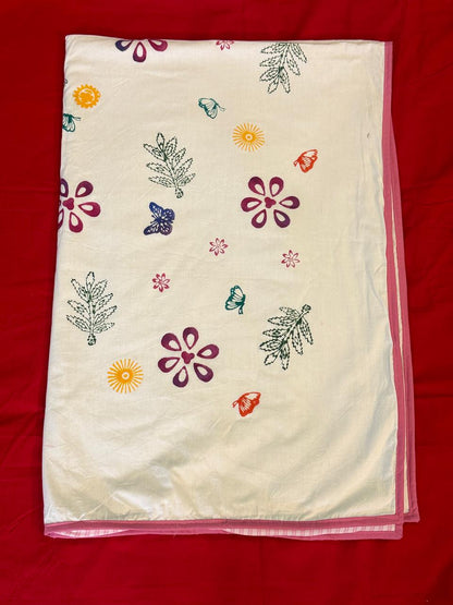 Sunbeam Meadow: 3-Layered Reversible Dohar for Kids (0–7 Years)