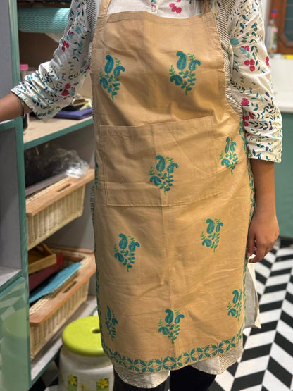 Cook in Craft – Hand Block Printed Apron