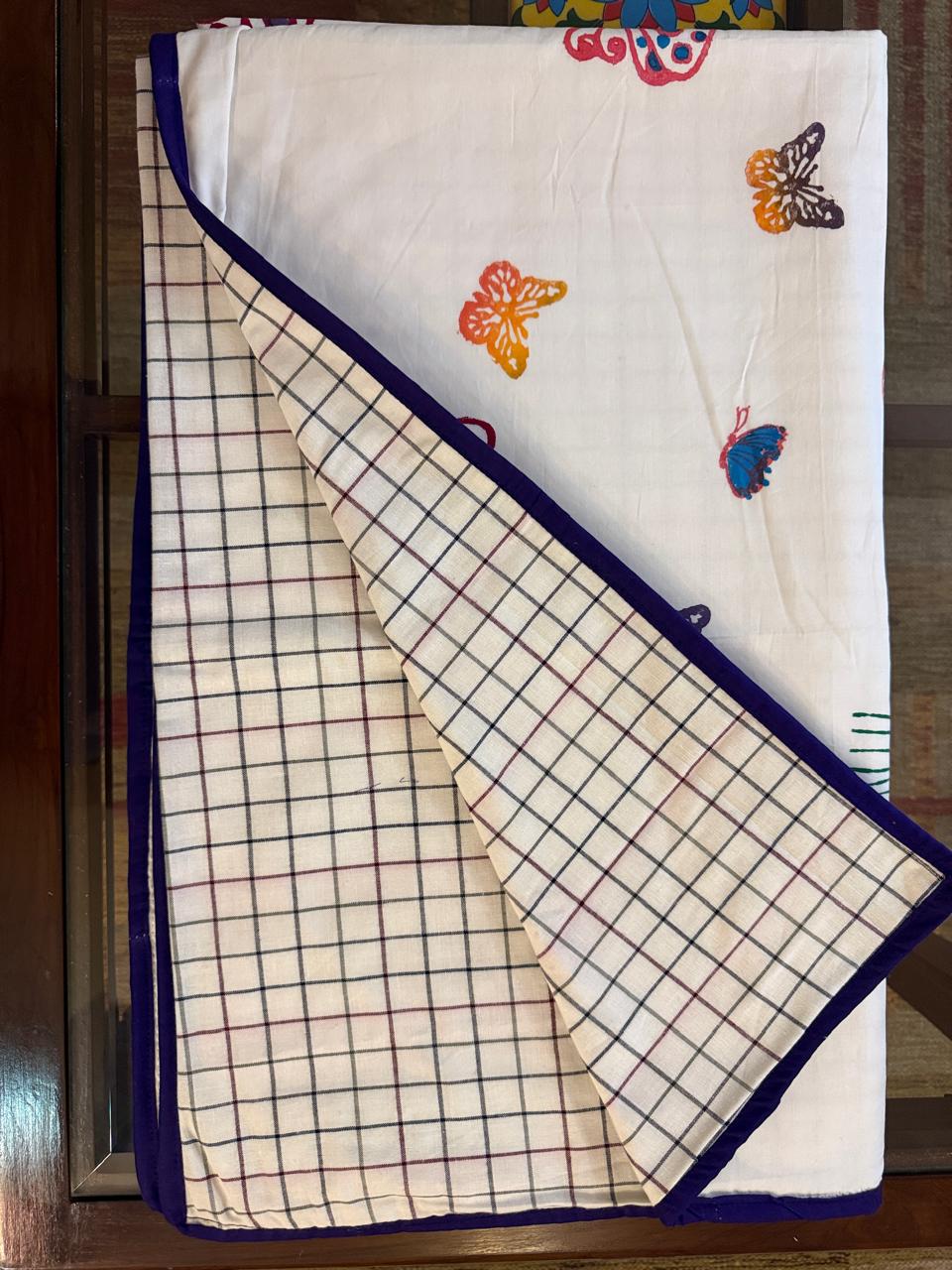 Stardust Garden: 3-Layered Reversible Dohar for Kids (0–7 Years)