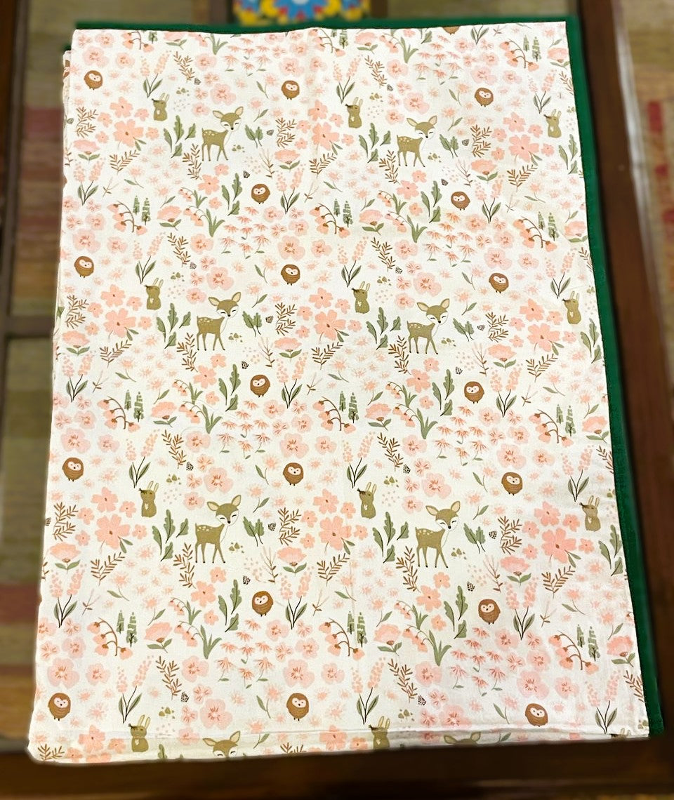 Forest Whispers: 3-Layered Reversible Dohar for Kids (0–7 Years)