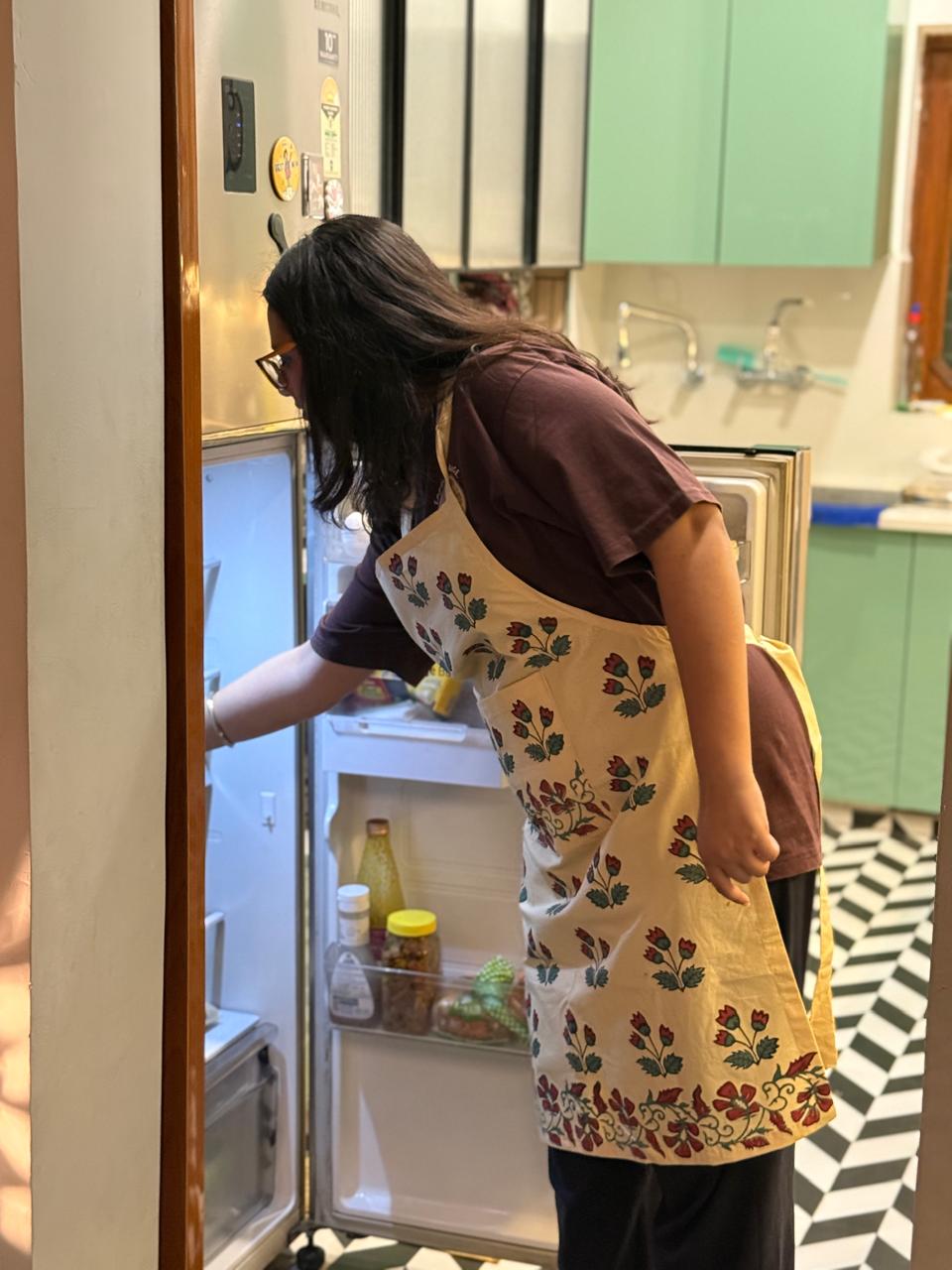 Hostess Harmony – Hand Block Printed Cotton Apron