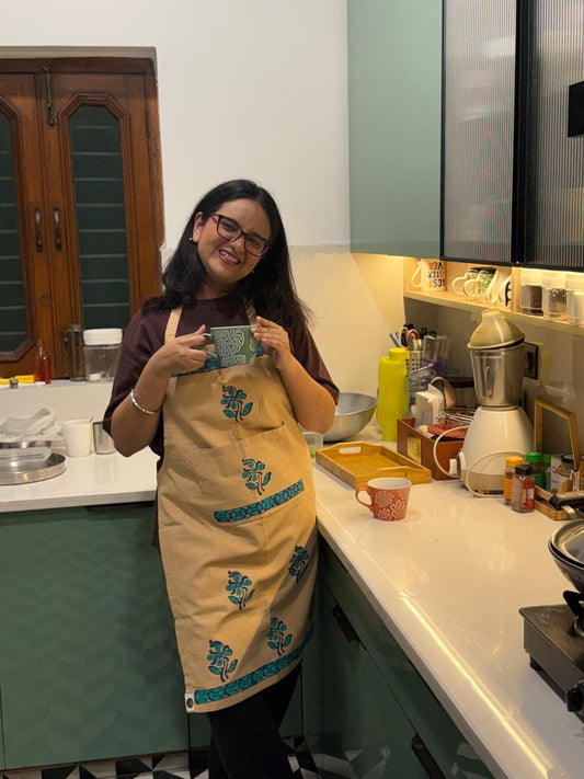 Mess Master – Hand Block Printed Cotton Apron