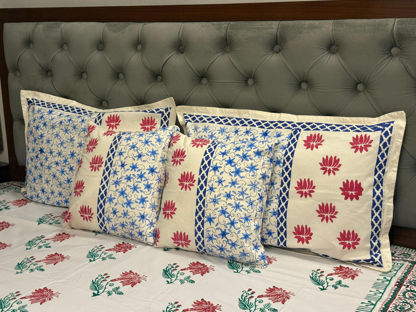 ChandniPhool – Ivory Cotton Cushion Covers (Set of 2)